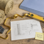 isoler phoniquement une pièce matériaux sur table de bricolage