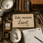 Vide maison Loiret table objets brocante déclaration Cerfa