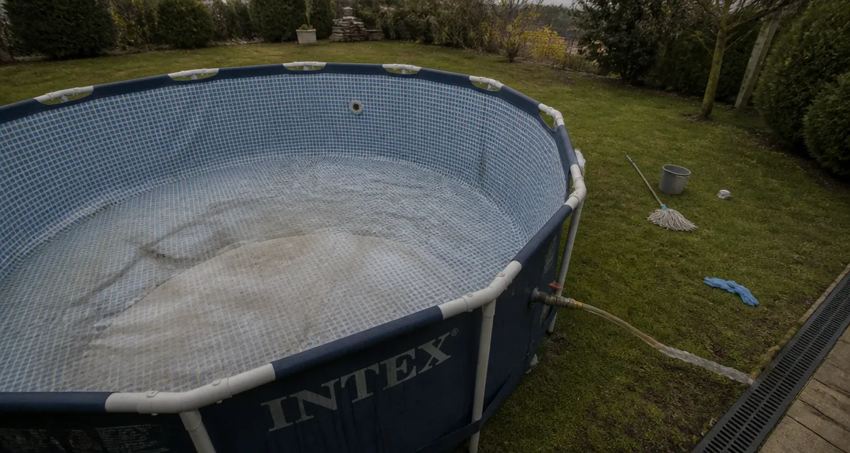 Comment vidanger une piscine Intex : vanne et tuyau pour éviter les dégâts