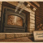 Insert avec ventilateur fonctionnement : cheminée en fonte