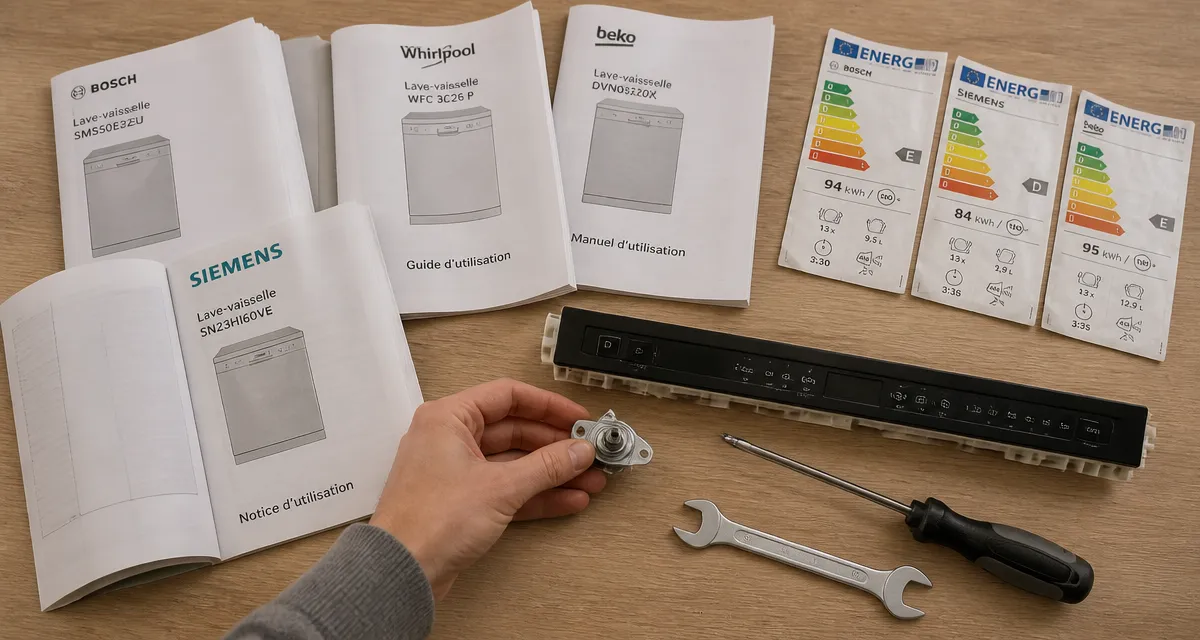 lave vaisselle quelle marque manuels outils pièces