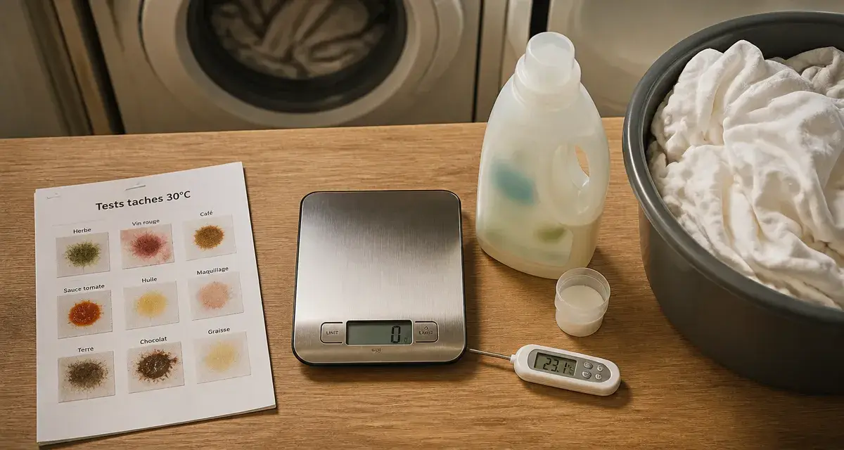Lessive Apta savon de marseille avis : santé, conseil et test taches