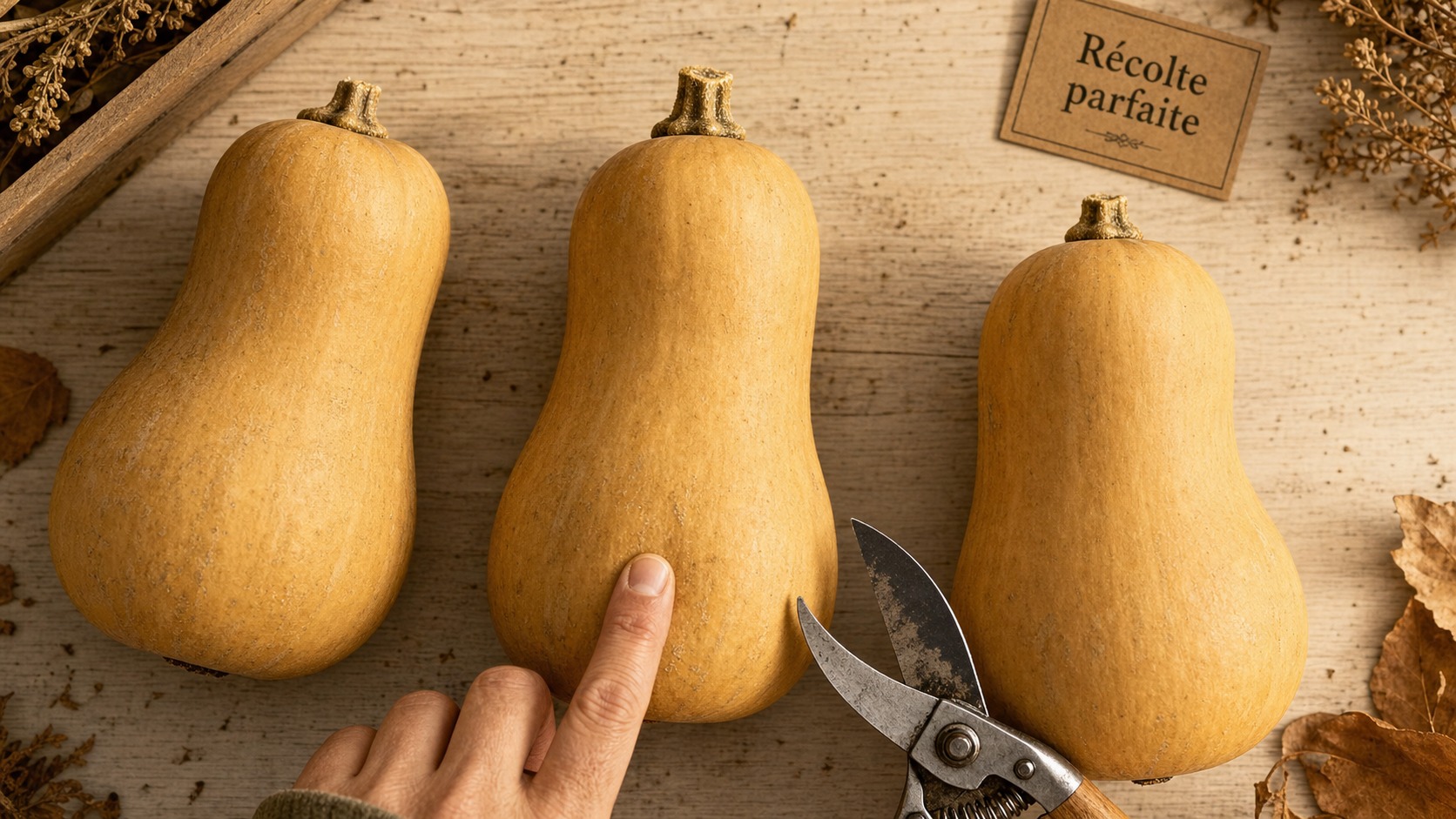 Quand cueillir les butternut : butternut mûres, récolte parfaite