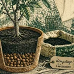 Quand rempoter citronnier : rempotage en pot terre cuite et terreau neuf