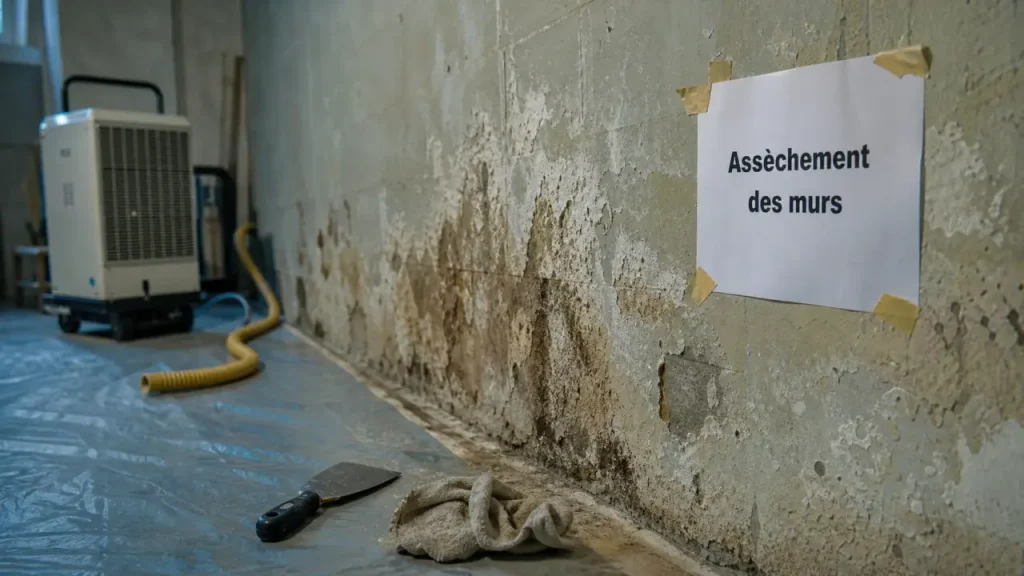 Assèchement des murs : pourquoi traiter salpêtre et remontées capillaires avant de rénover