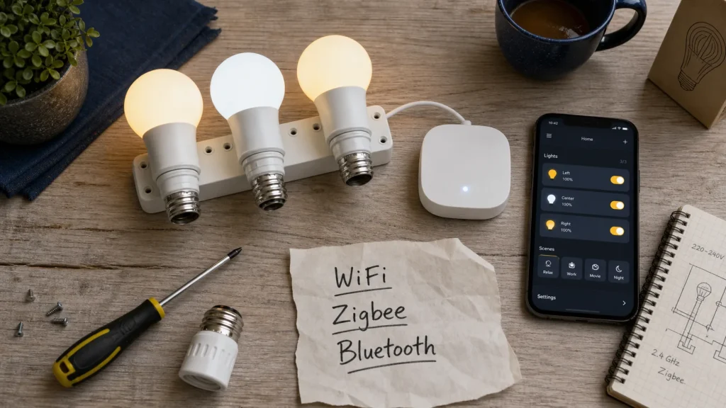 Comment choisir ses ampoules connectées : WiFi, Zigbee ou Bluetooth