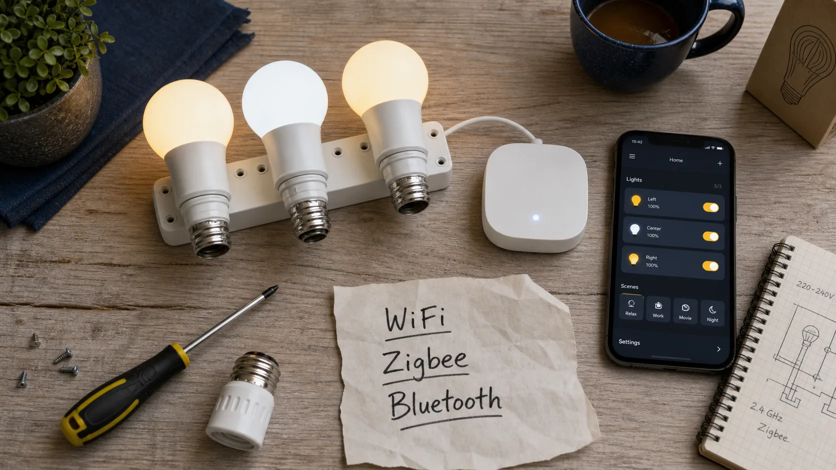 Comment choisir ses ampoules connectées : WiFi, Zigbee ou Bluetooth
