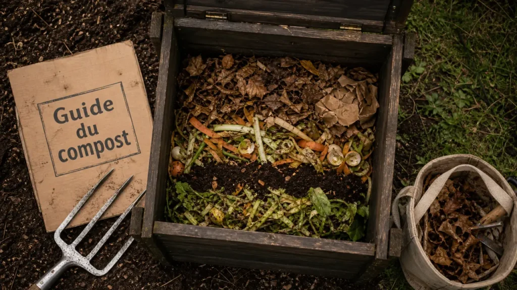 Compost au jardin ou en appartement : les bons déchets, les erreurs à éviter et l’équilibre 2/3 humides, 1/3 secs