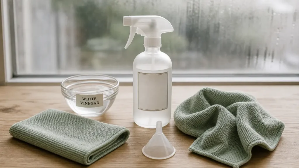 Nettoyant à vitre maison : la recette au vinaigre blanc et les gestes qui évitent les traces