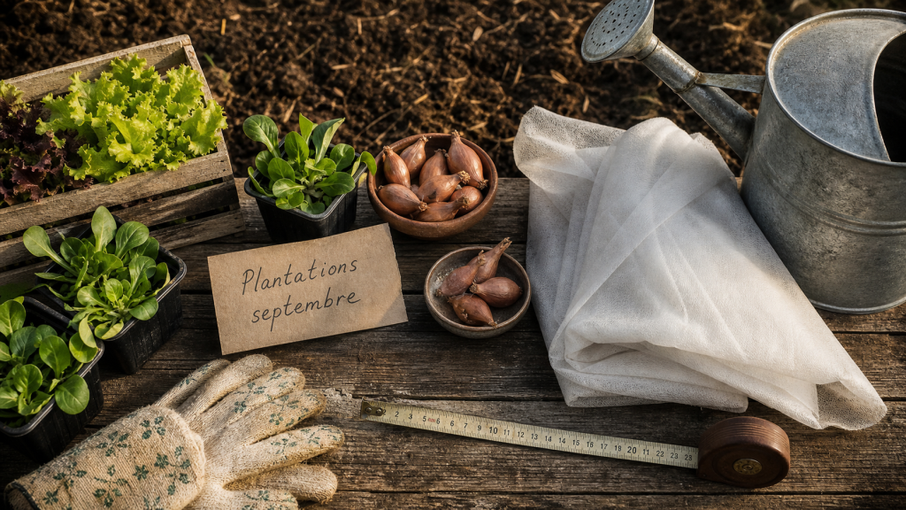 Que planter en septembre au potager : salades, choux et voile d’hivernage