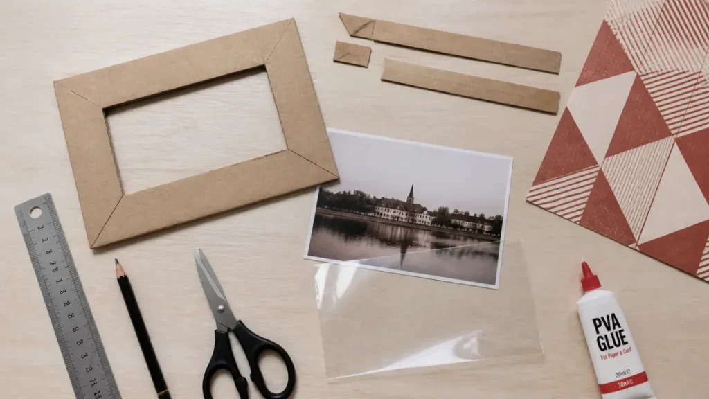 Cadre photo en carton ou en bois : le bon choix selon vos mesures et votre usage