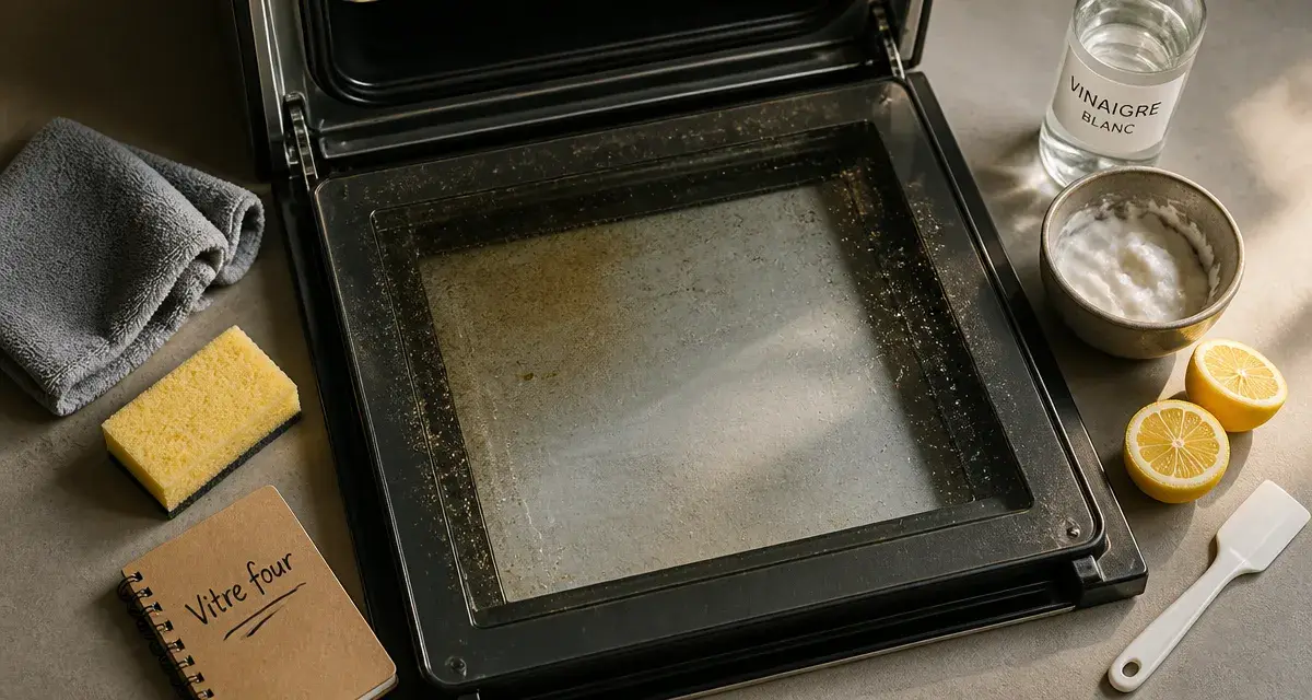 Comment nettoyer vitre four brûlée sans rayer