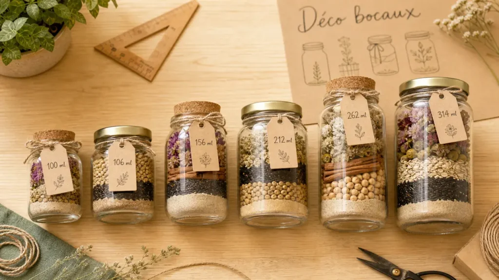 Déco bocaux : choisir le bon format, le bon bouchon et le bon prix