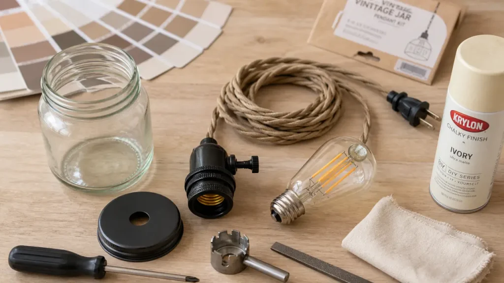 Bocal en verre, baladeuse ou abat-jour détourné : quelle lampe DIY choisir pour un rendu déco et sûr ?