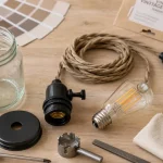 DIY lampe bocal en verre déco et sûre