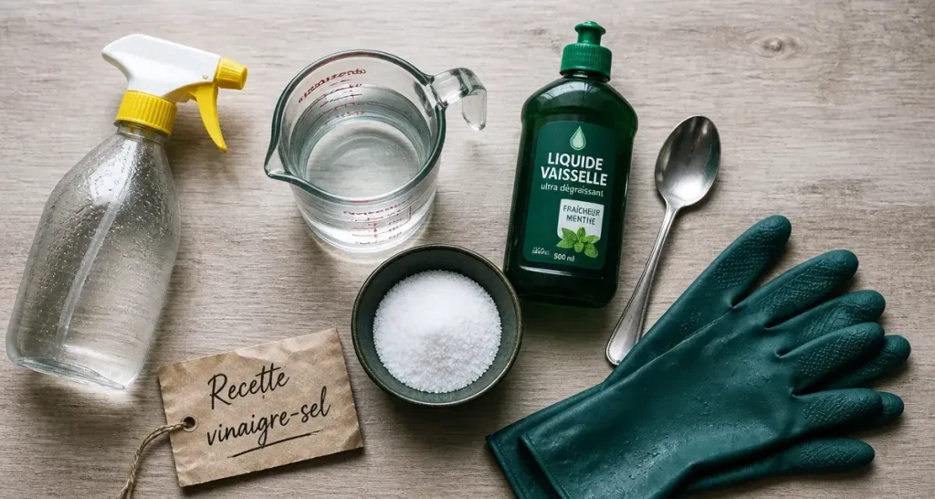 Désherbant maison au vinaigre et sel : dosages précis et risques pour votre sol