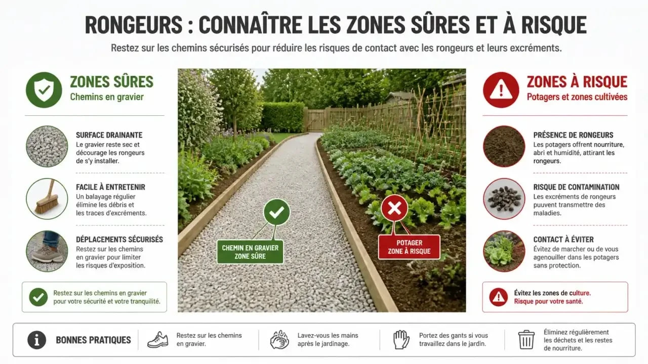 Zones d'application recommandées et déconseillées pour le désherbant maison