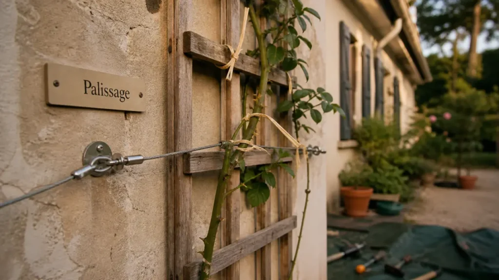 Plantes grimpantes sur un mur : choisir le bon support et éviter d’abîmer la façade