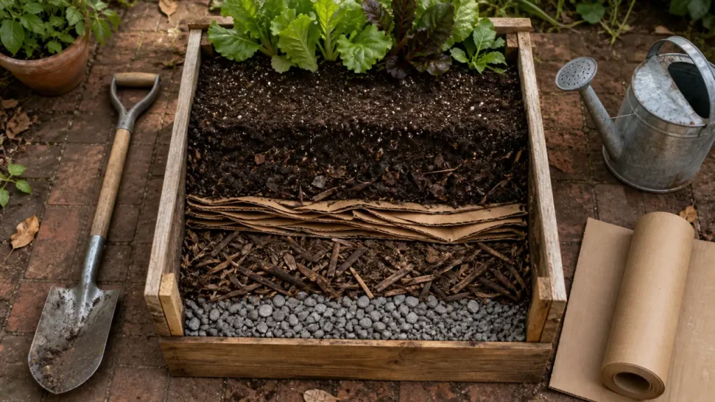 Quel fond pour votre carré potager ? Matériaux, drainage et erreurs à éviter