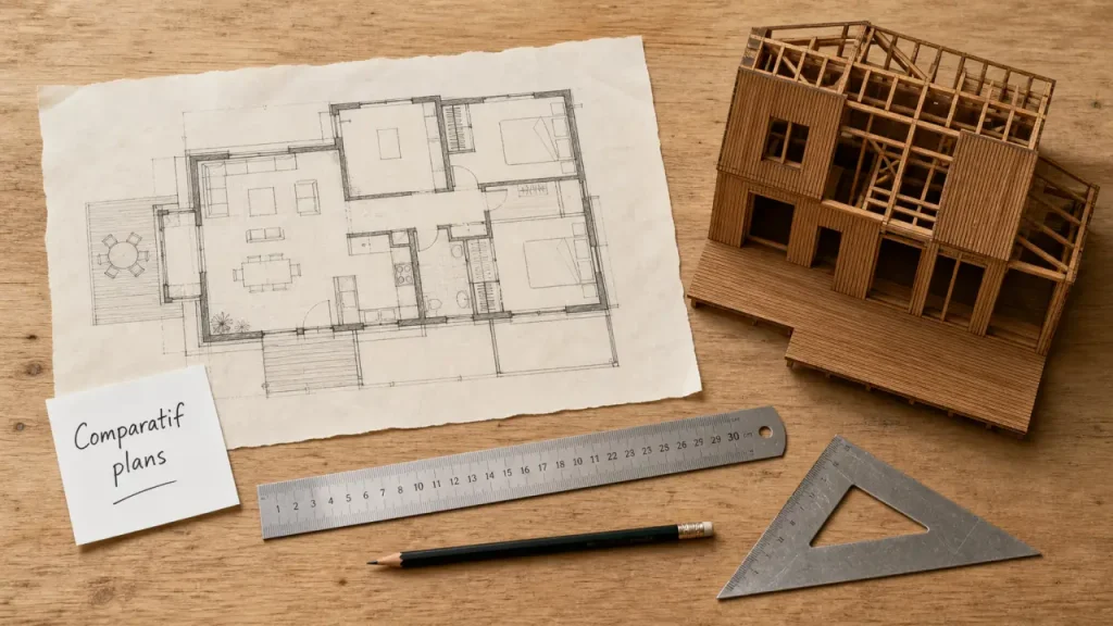 Plain-pied, étage ou chalet : quel plan de maison en bois choisir selon votre terrain ?