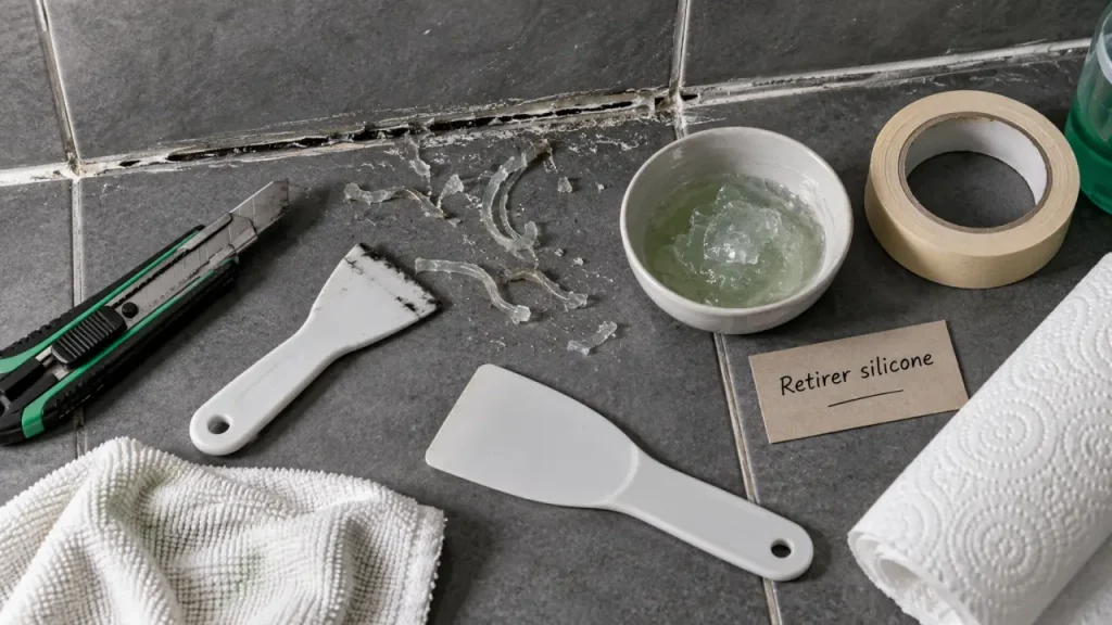 Comment enlever du silicone sans rayer baignoire, vitre ni carrelage ?