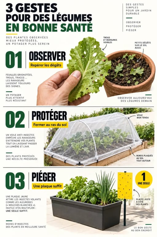 Comment protéger son potager et sa terrasse avec un voile anti-insectes et une plaque jaune