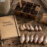 Que planter en octobre au potager : ail et salades d’hiver