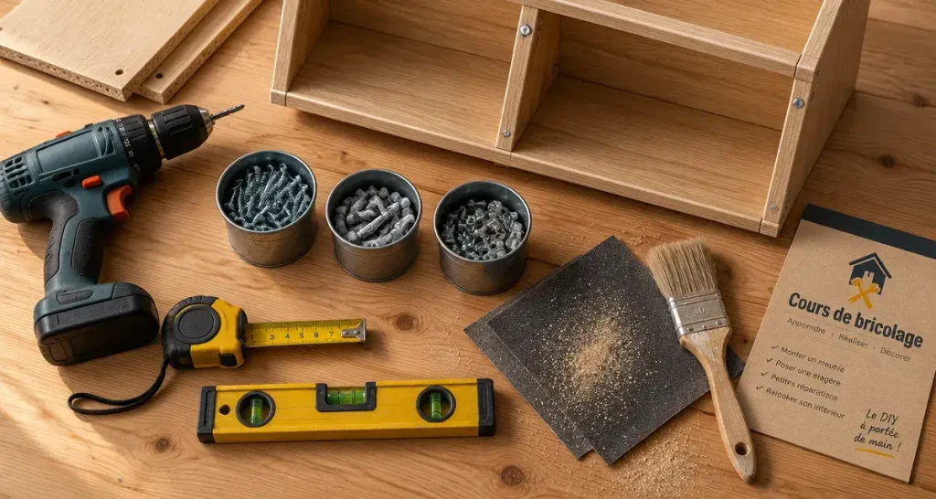 Un cours de bricolage Lesavoirfairedeco pour apprendre, pratiquer et réussir ses premiers projets