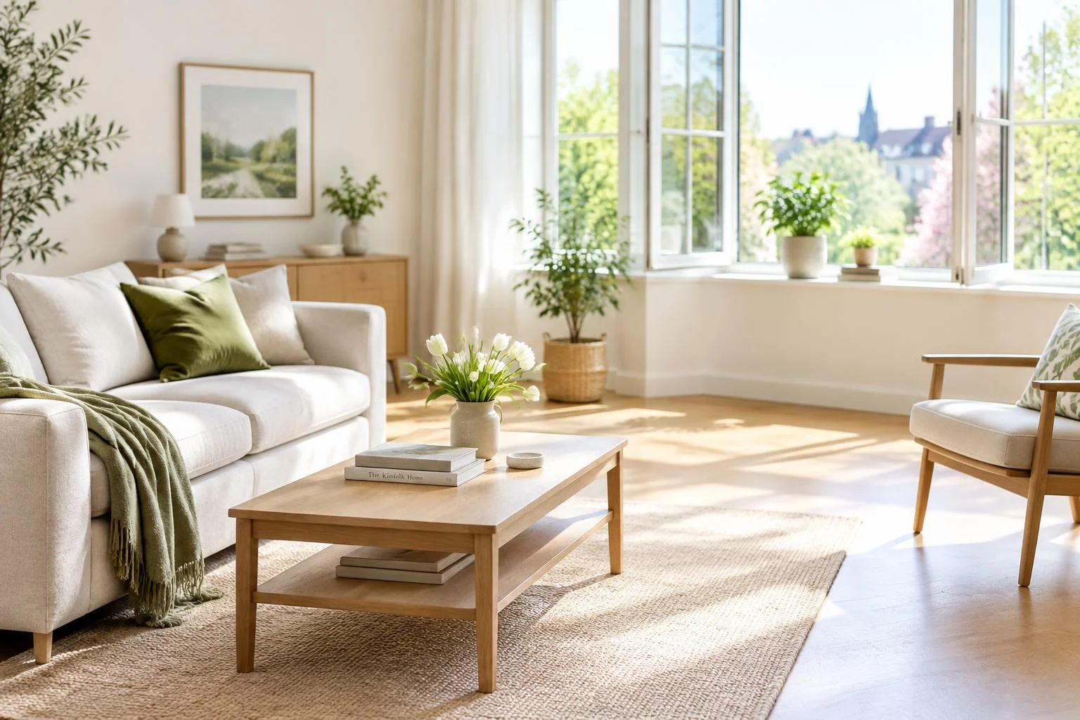 Intérieur prêt pour le printemps : plus de lumière